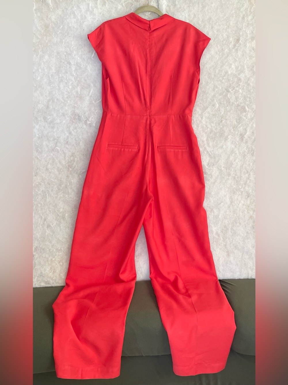 MNG Jumpsuit Features Wrap Style V-neck And Wide Legs (SKU726) - Picture 5 of 6